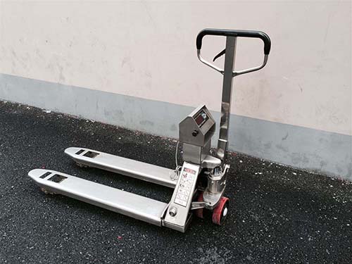 1噸不銹鋼電子秤搬運車 1噸不銹鋼電子秤搬運車