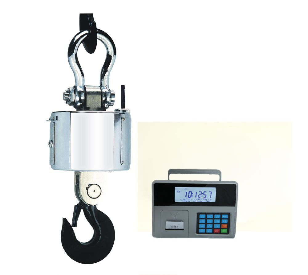 2噸無(wú)線吊磅帶大屏幕 2t行車吊秤廠家
