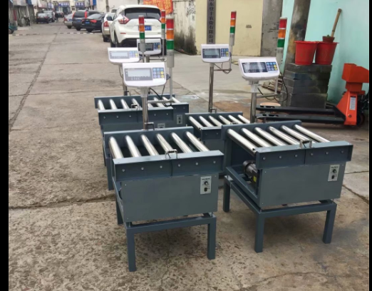 帶上下限報(bào)警滾筒輸送電子秤