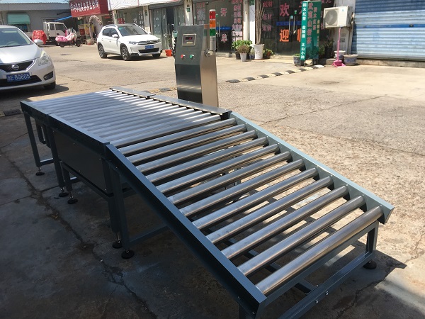 帶斜坡動(dòng)力滾筒電子秤 滾軸電子秤