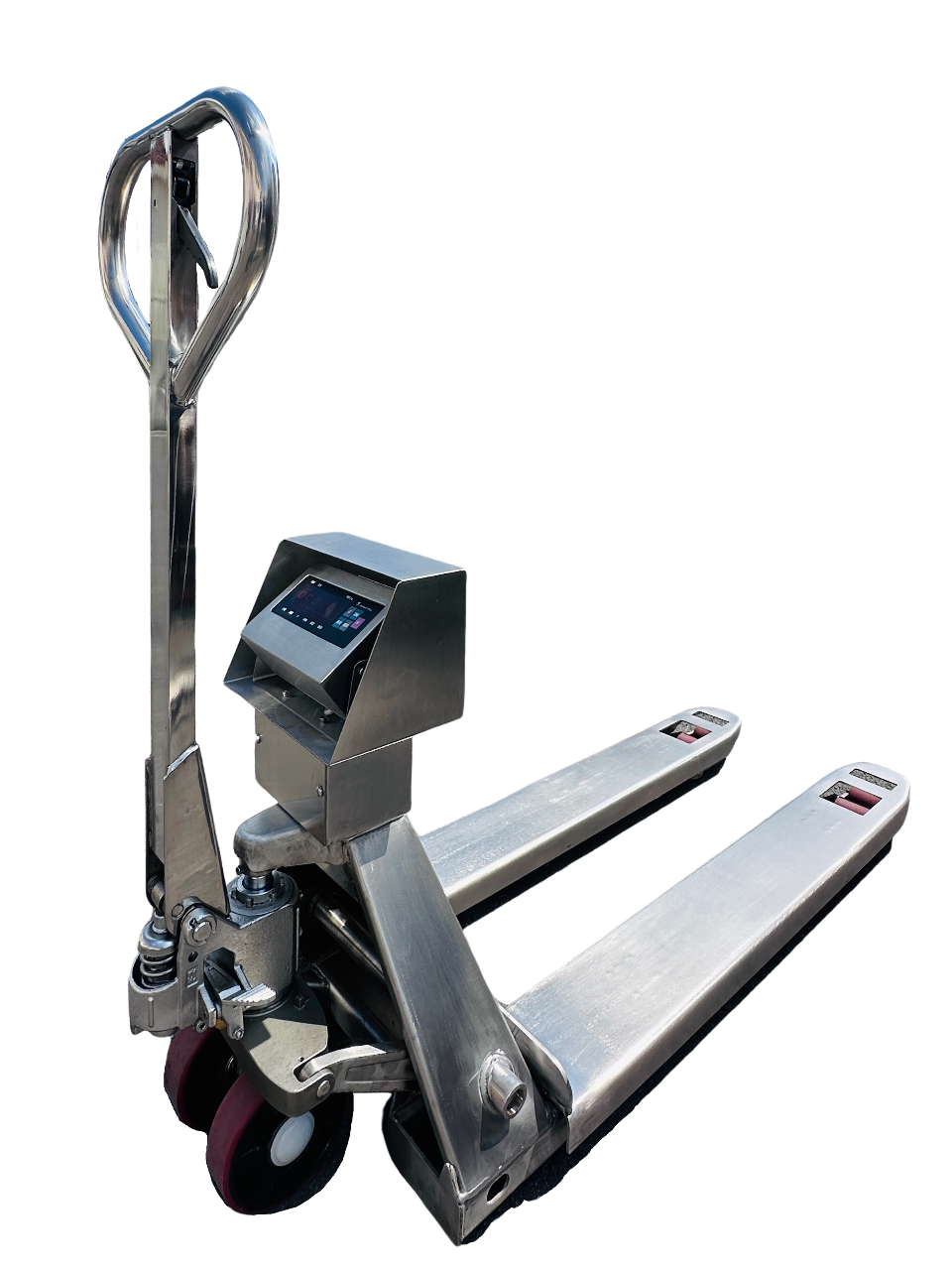 1噸不銹鋼電子秤搬運(yùn)車